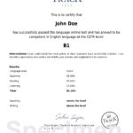 English certificate intermediate
